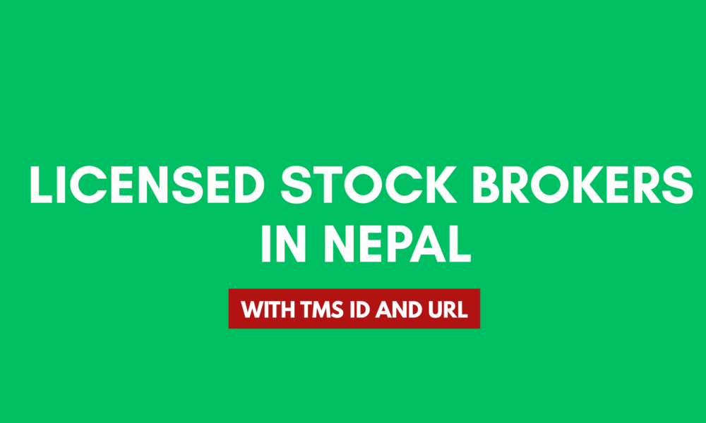 List Of Licensed Stock Brokers In Nepal With TMS ID And URL