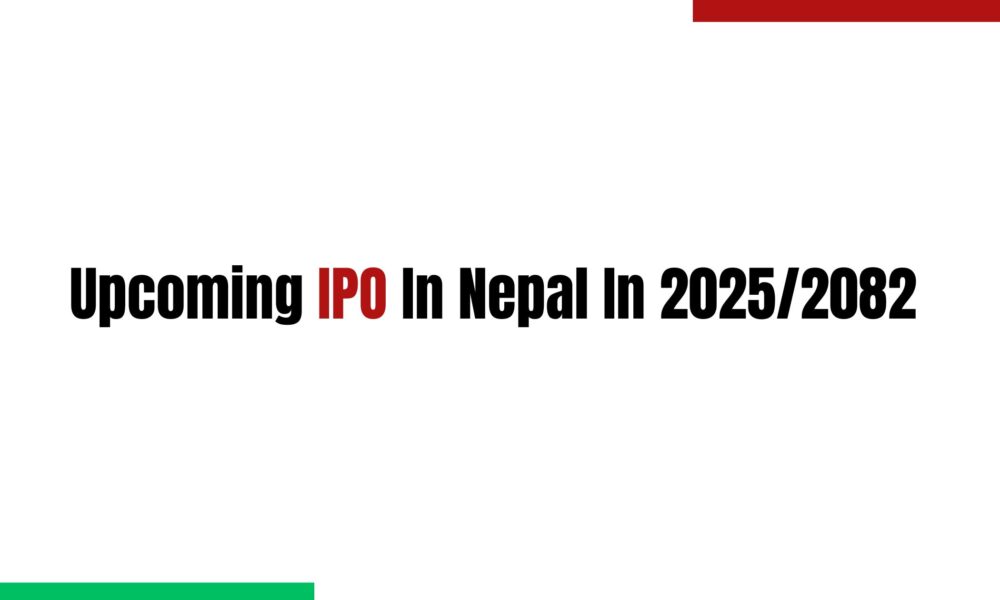 Upcoming IPO In Nepal In 2025/2082 ( Hydropower)